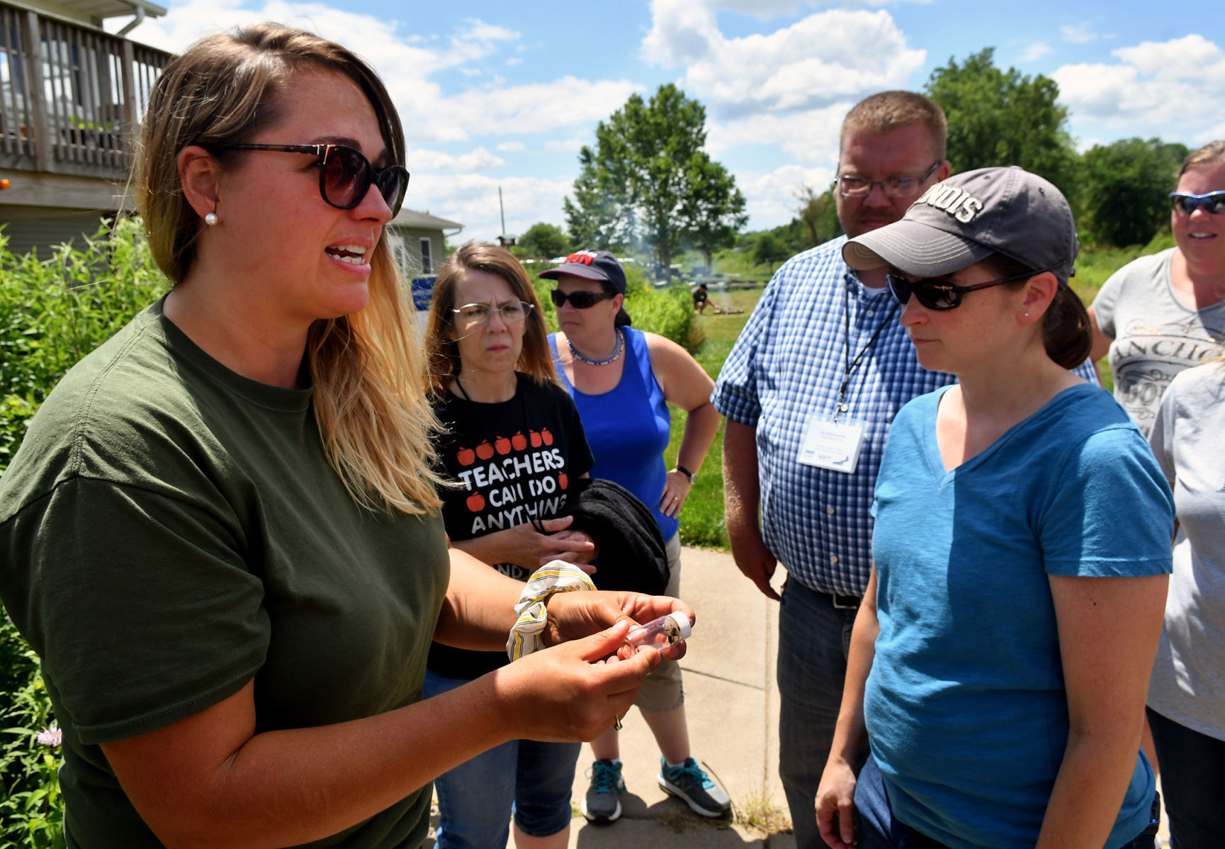 Summer Agriculture Institute tour of Nahant Marsh.